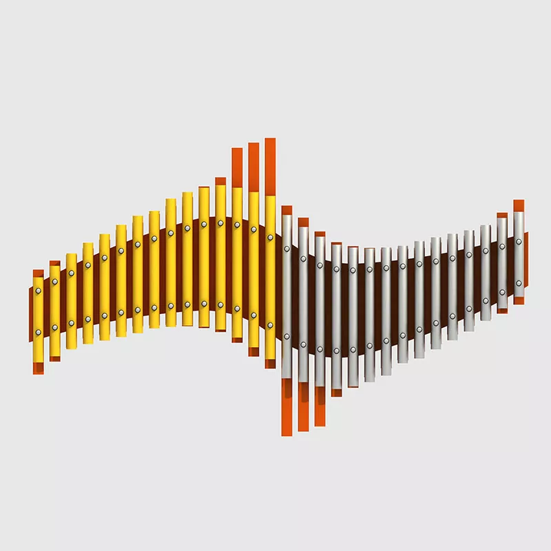 Aluminium Alloy Uwanja wa michezo wa Handpipes Vyombo vya Muziki vya nje