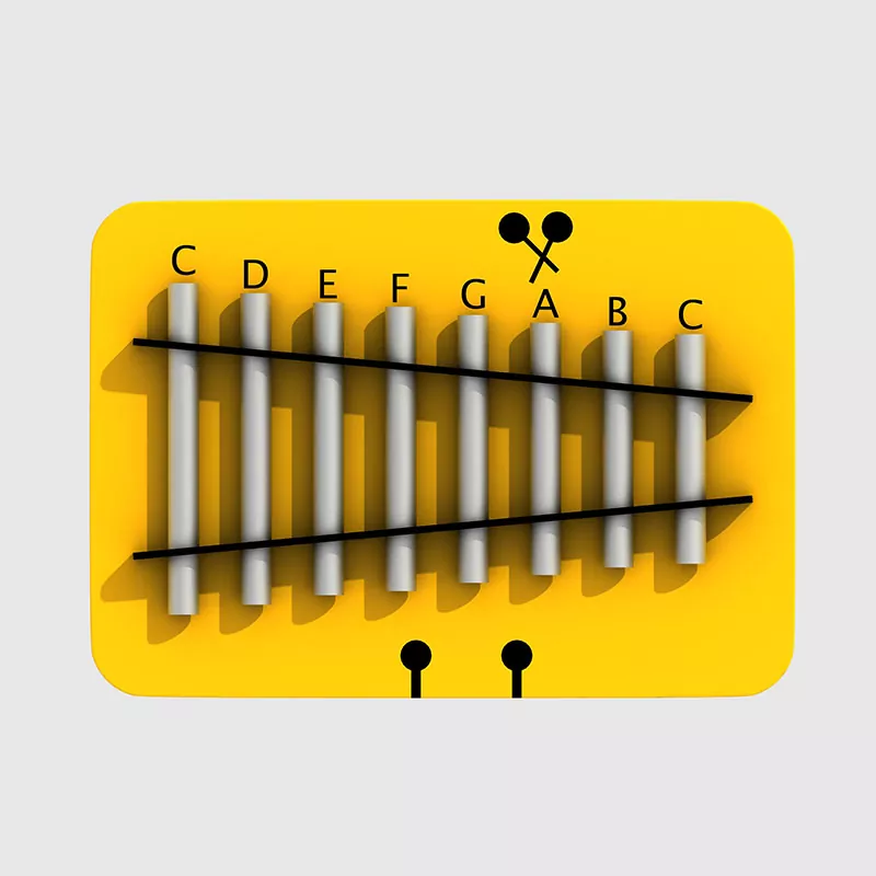 Watoto wa Pagoda Kengele, Vyombo vya Muziki vya Uwanja wa michezo wa Kindergarten