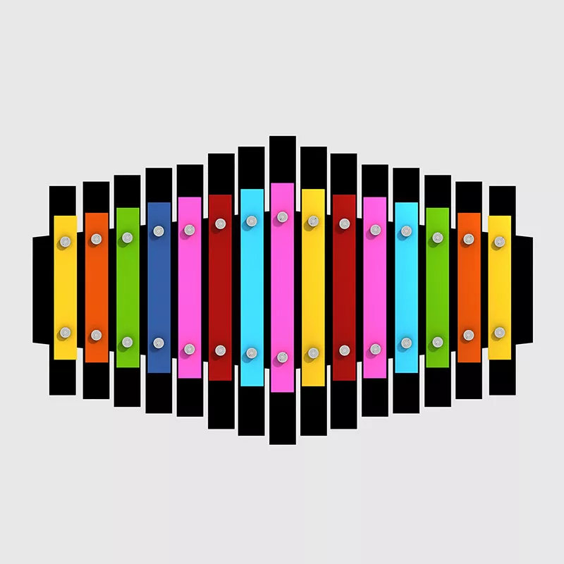 Watoto wachanga xylophone